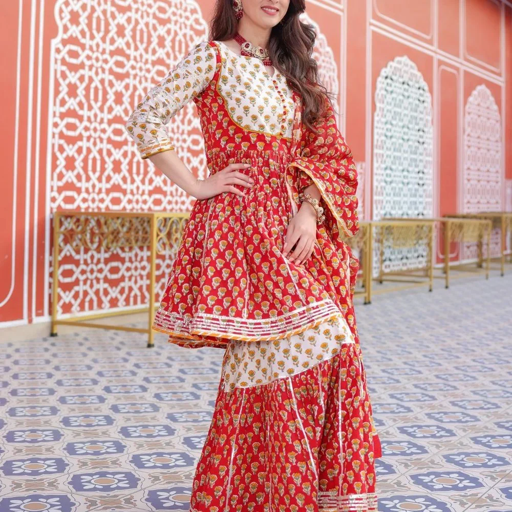 Elina Fashion Kurti Sets - Picture 2 of 5
